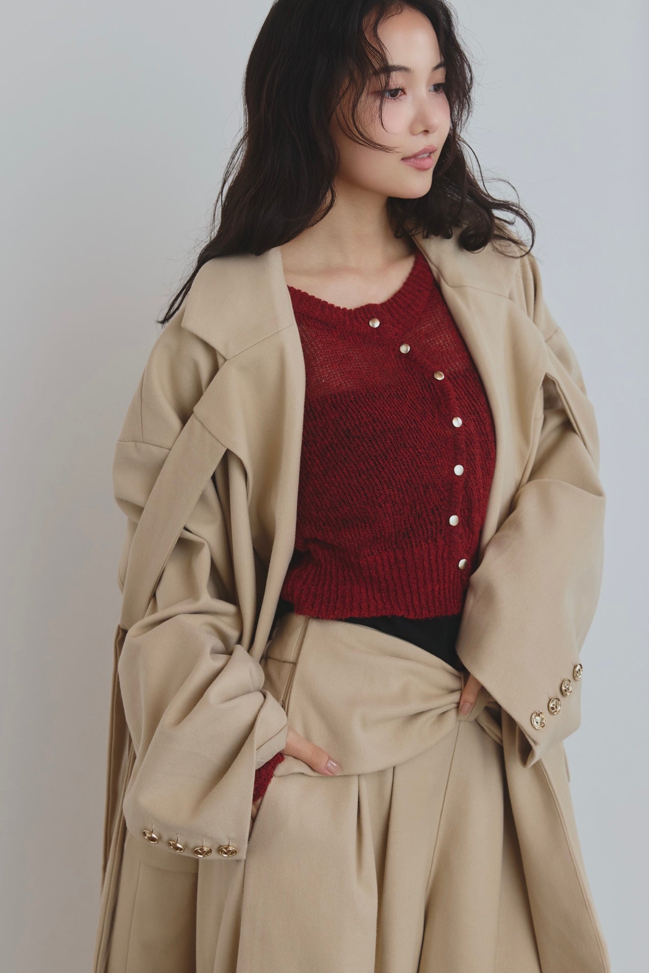 ribbon design over jacket