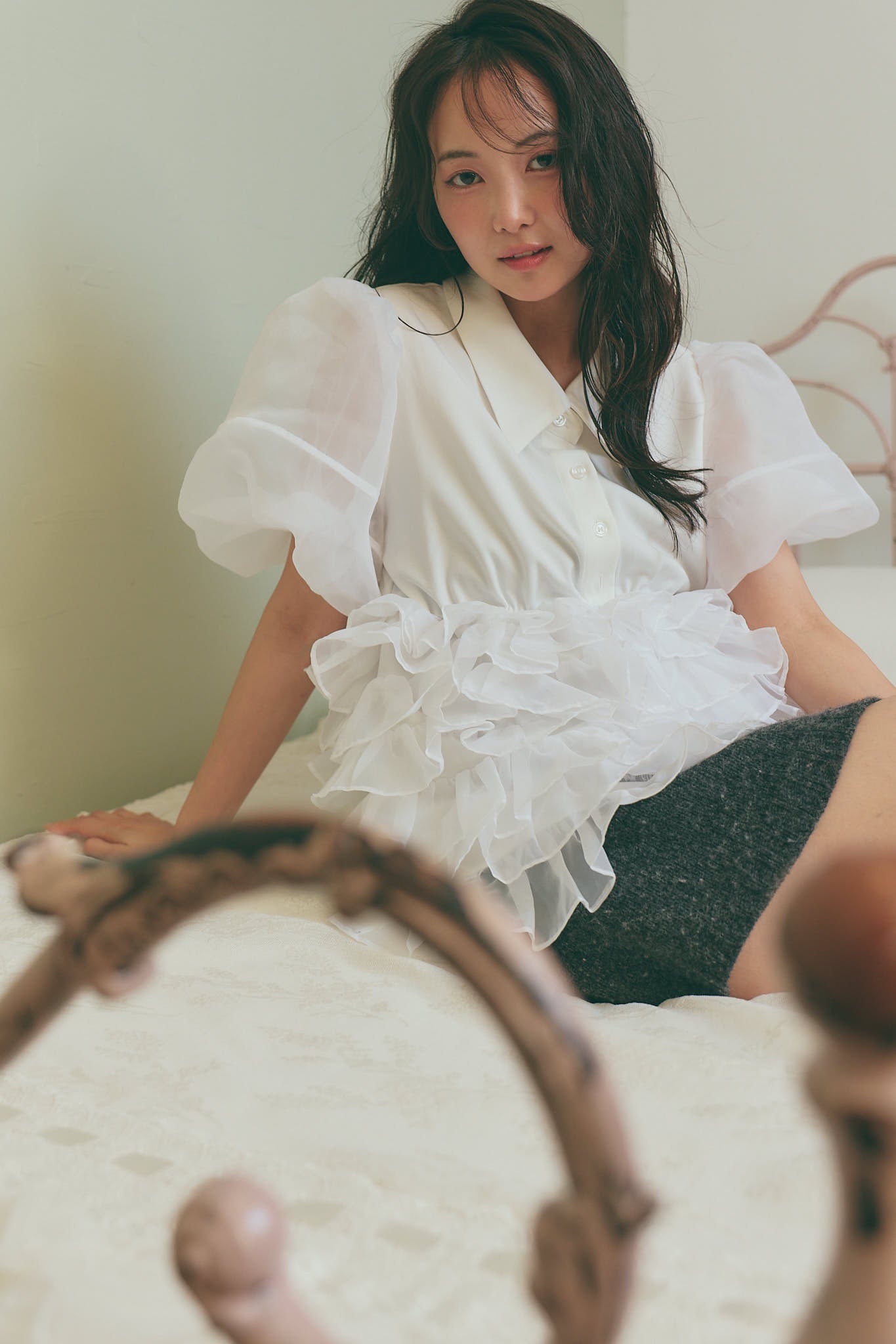 cloud frill blouse