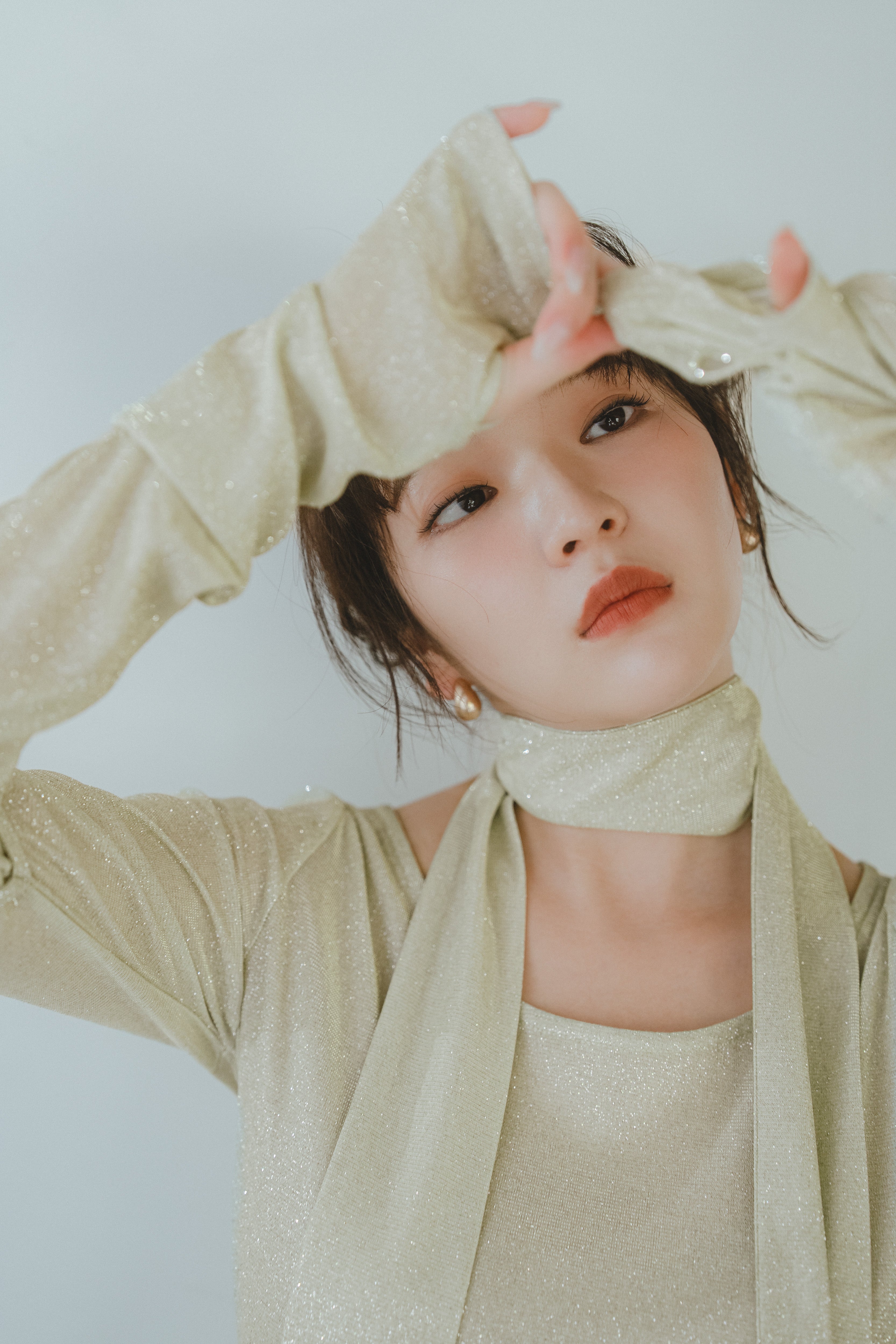 ribbon sleeve tops