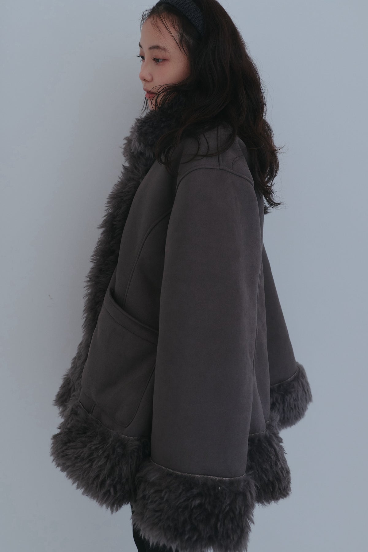 two face fur coat