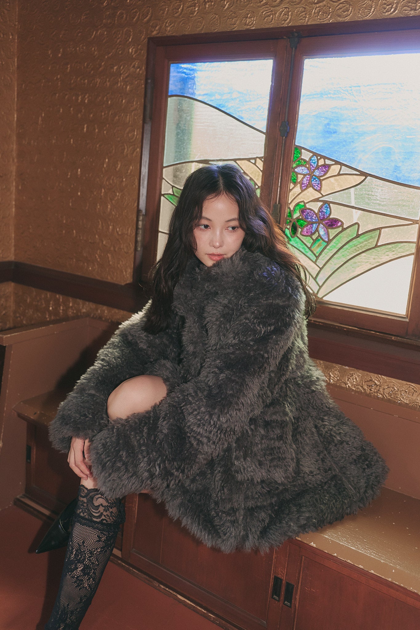 two face fur coat［11月上旬お届け］