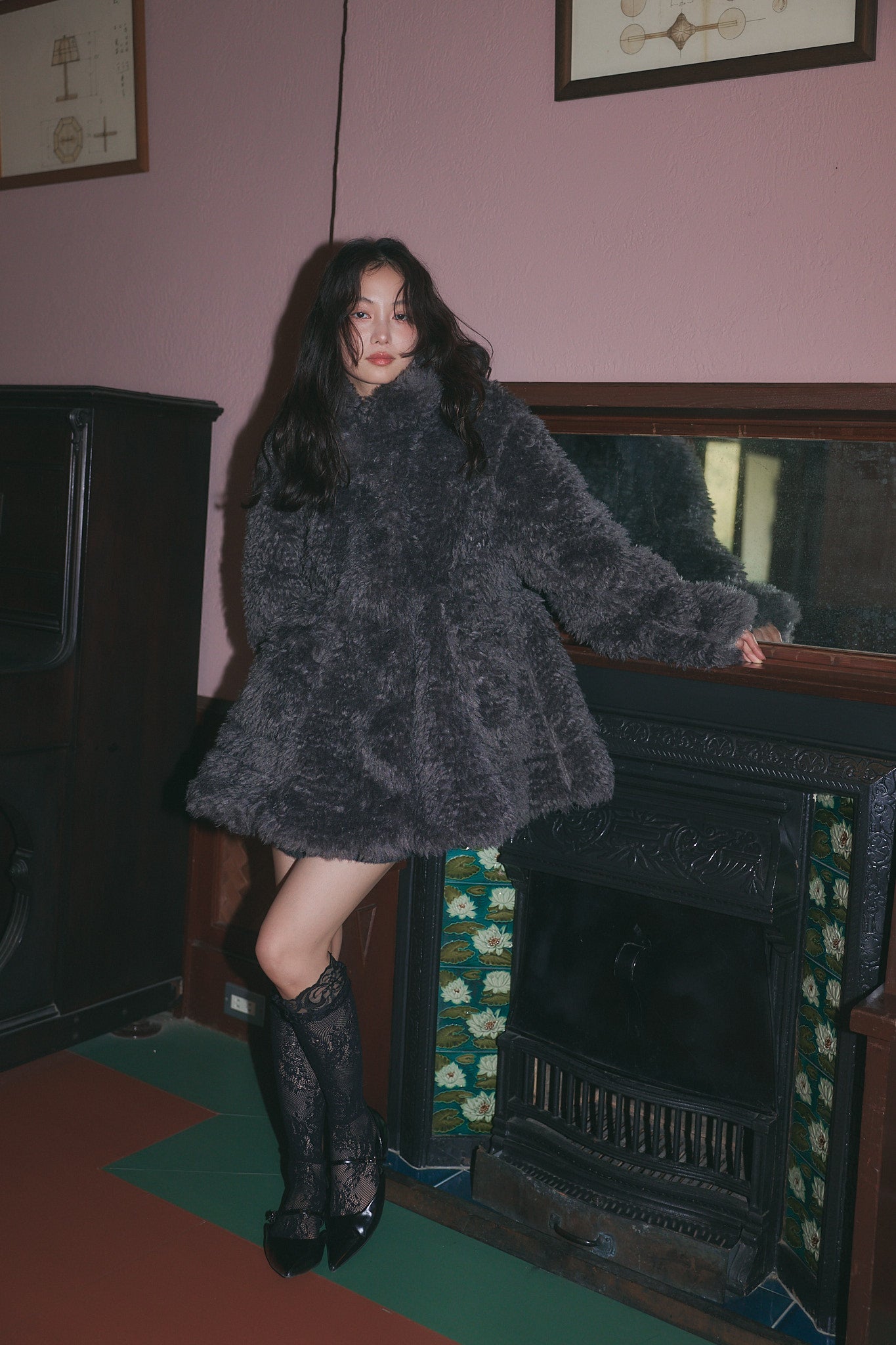 two face fur coat［11月上旬お届け］
