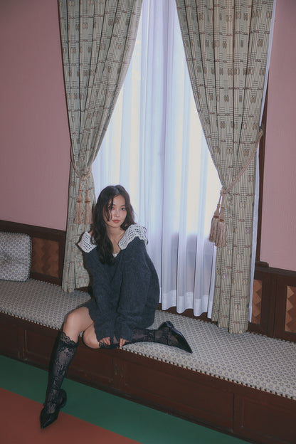 lace sailor knit［9月下旬から10月上旬お届け］