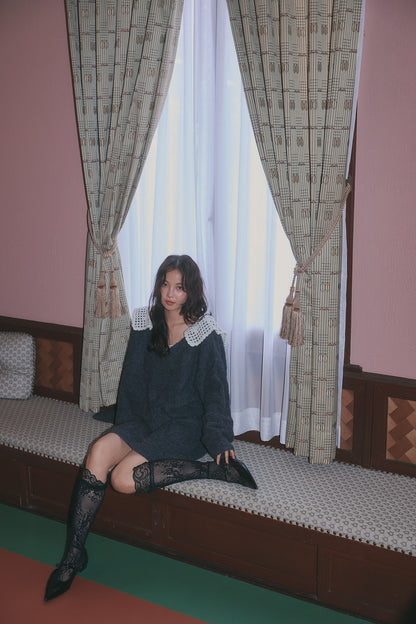 lace sailor knit［9月下旬から10月上旬お届け］
