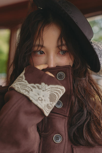 drawstring trench jacket［9月下旬から10月上旬お届け］