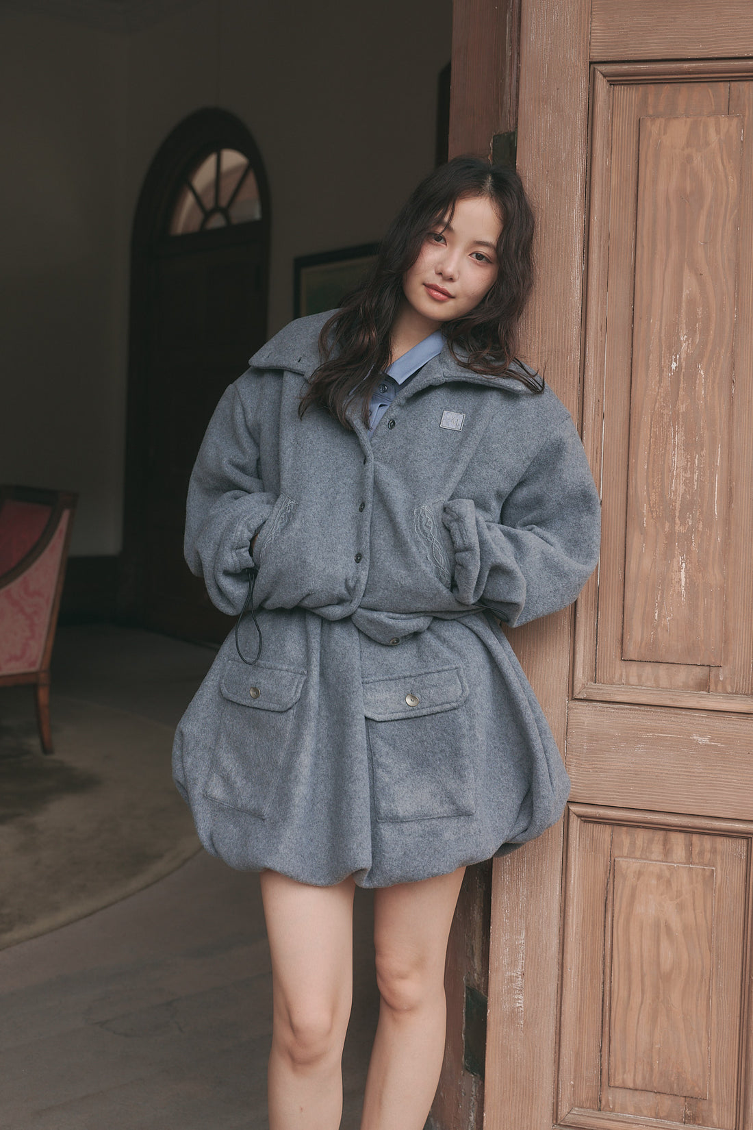 fleece balloon skirt［9月中旬から下旬お届け］