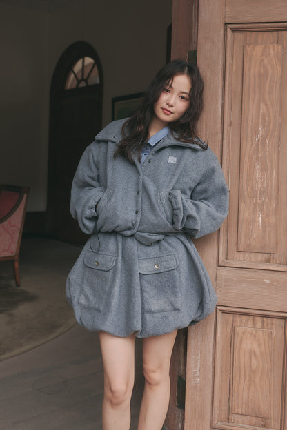 fleece balloon skirt［9月中旬から下旬お届け］