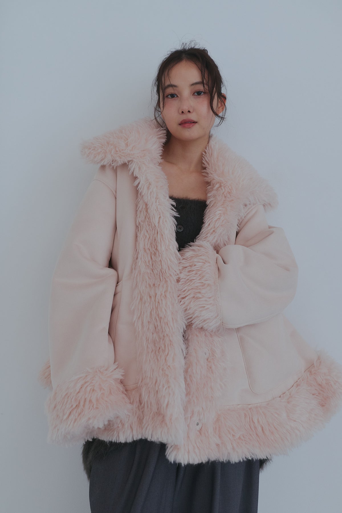 two face fur coat