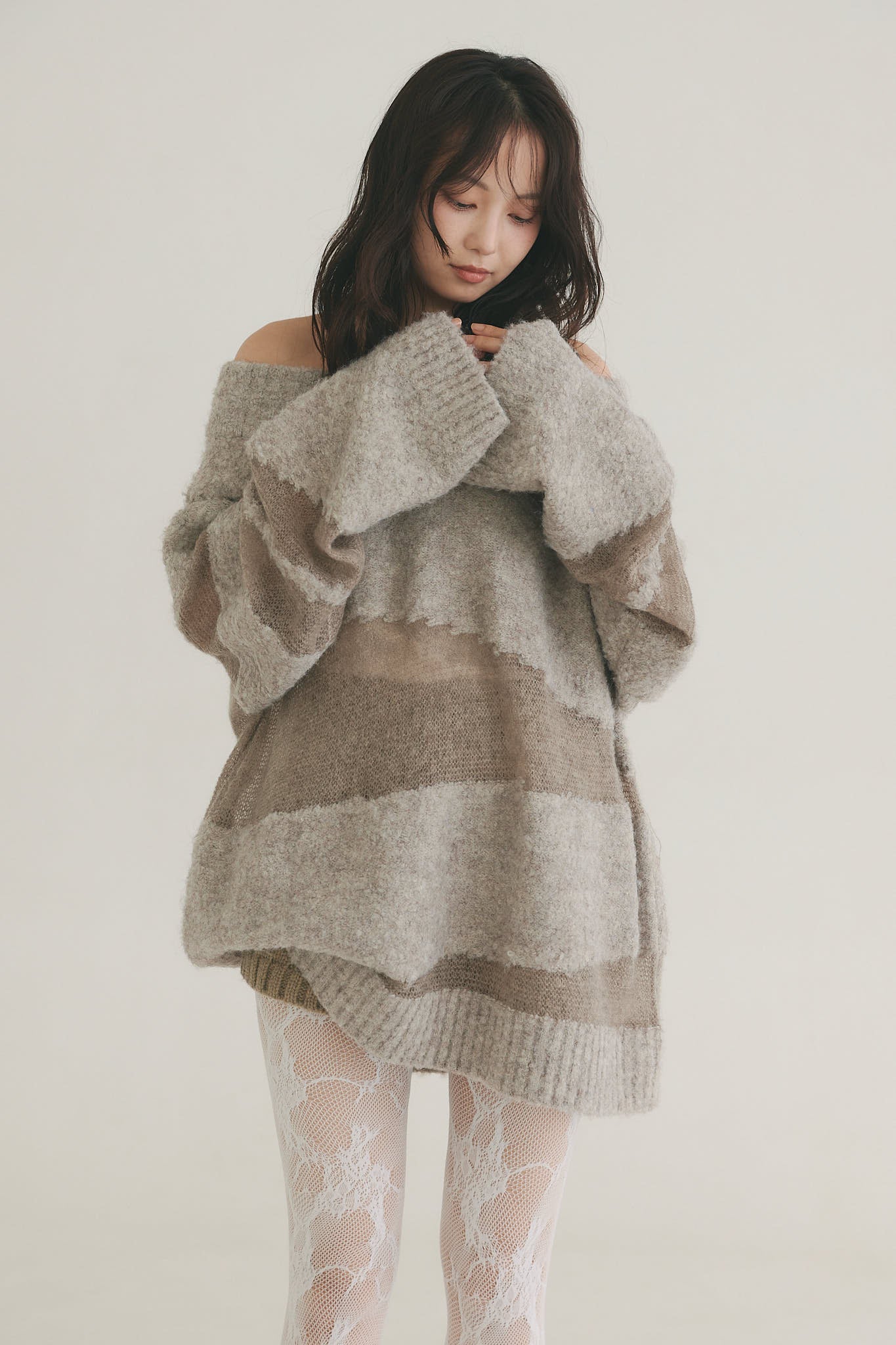 sheer pattern knit