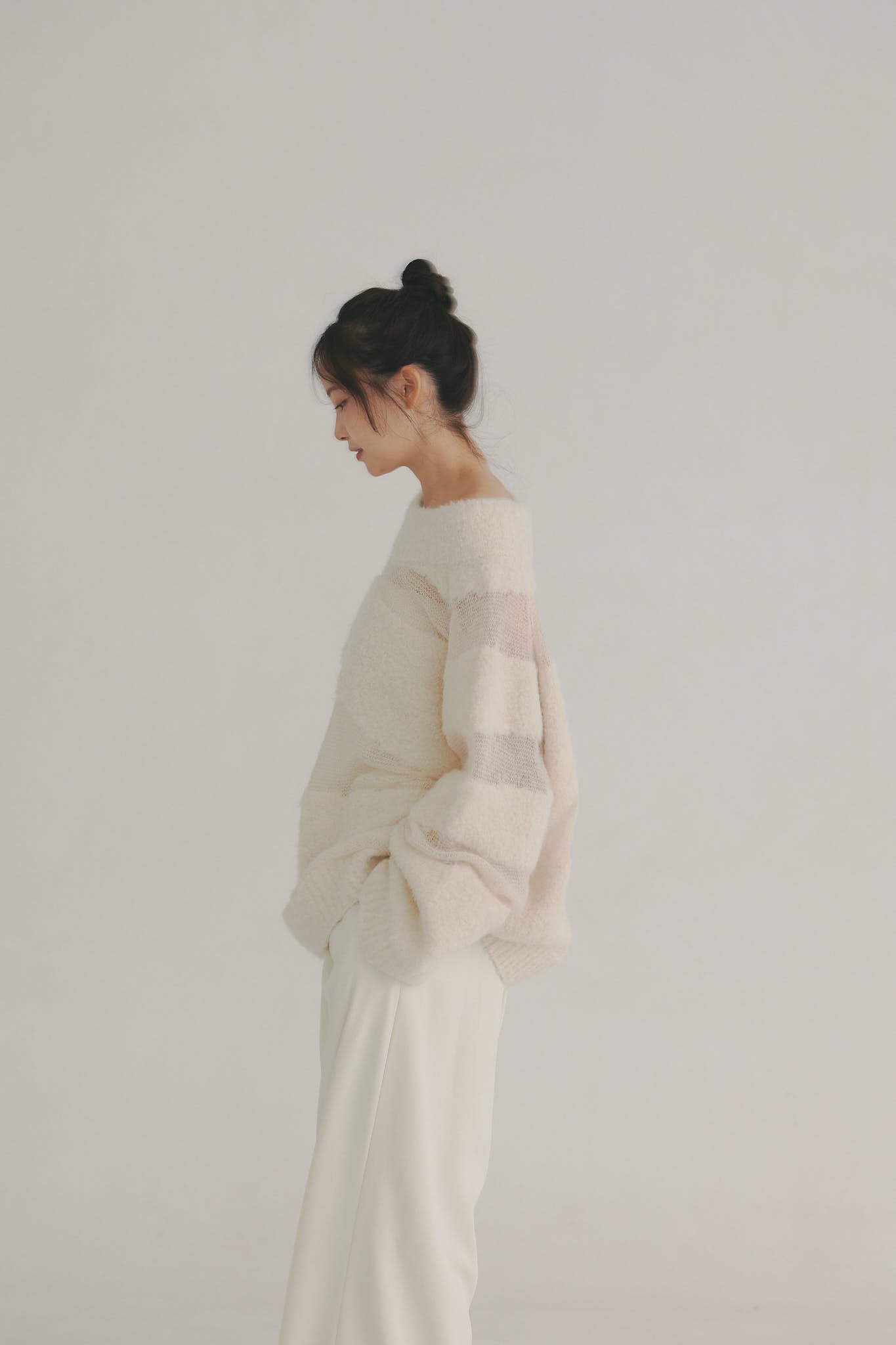 sheer pattern knit