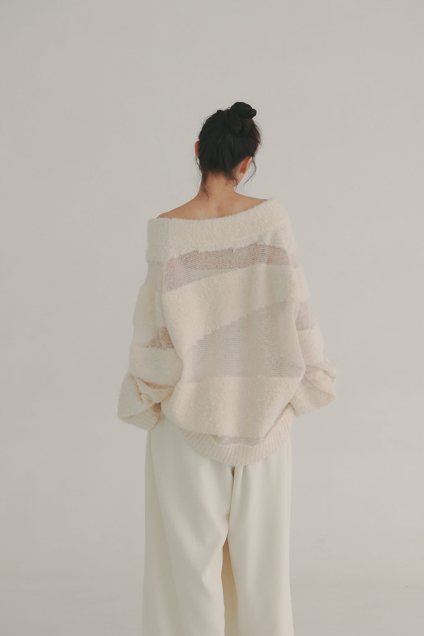 sheer pattern knit