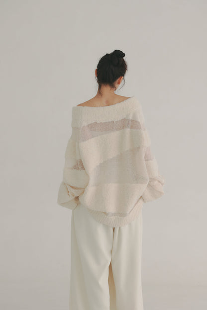 sheer pattern knit