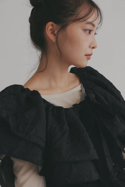 jacquard layered tops