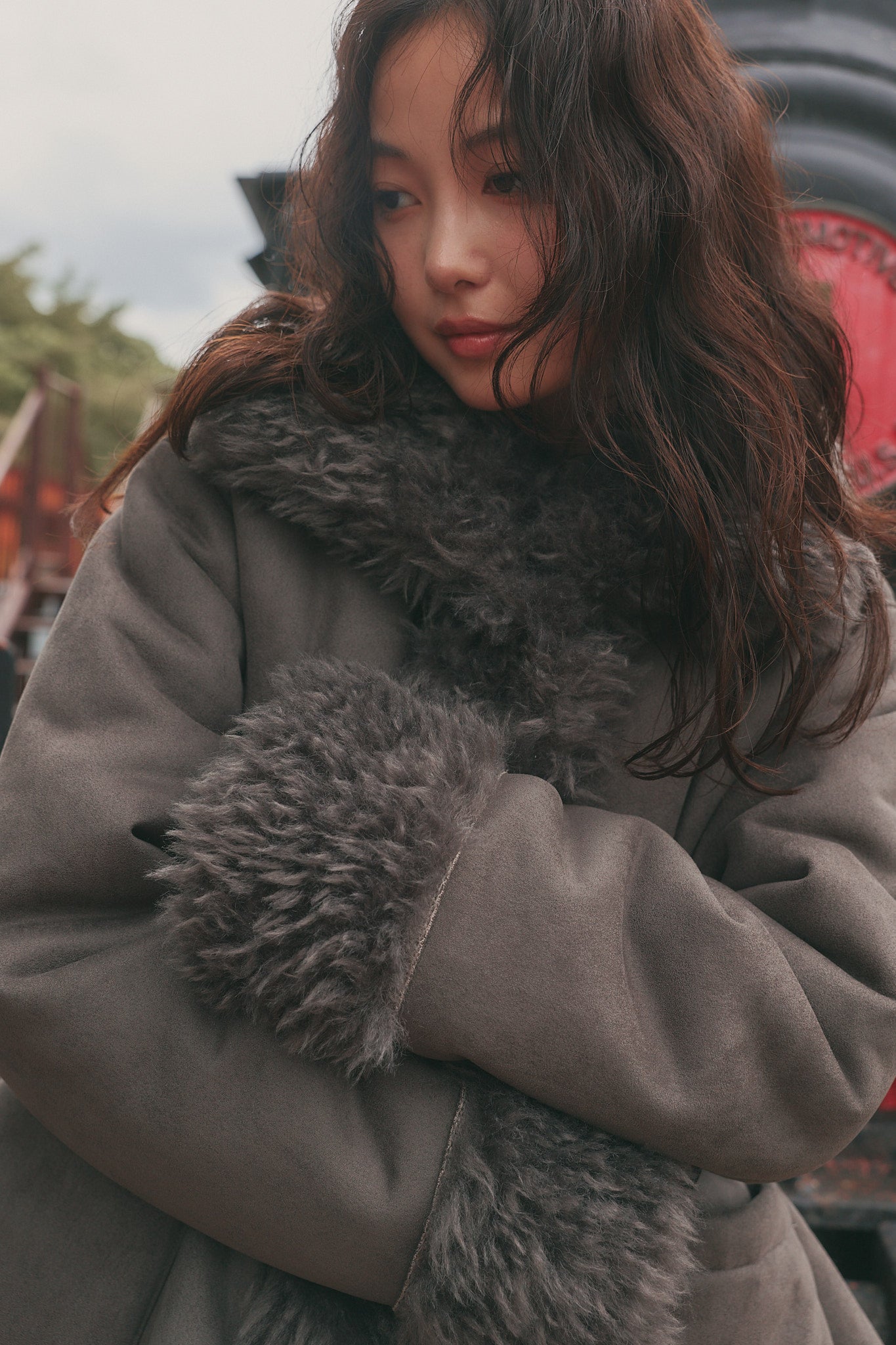 two face fur coat［11月上旬お届け］