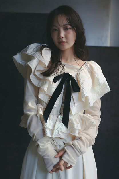 jacquard layered tops