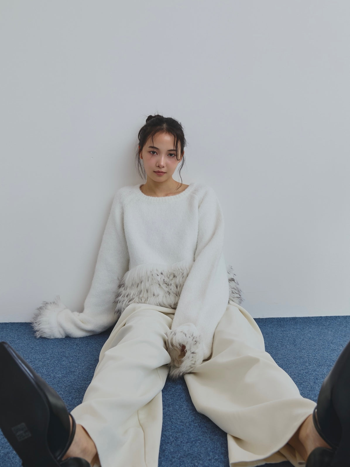 panel design fur knit