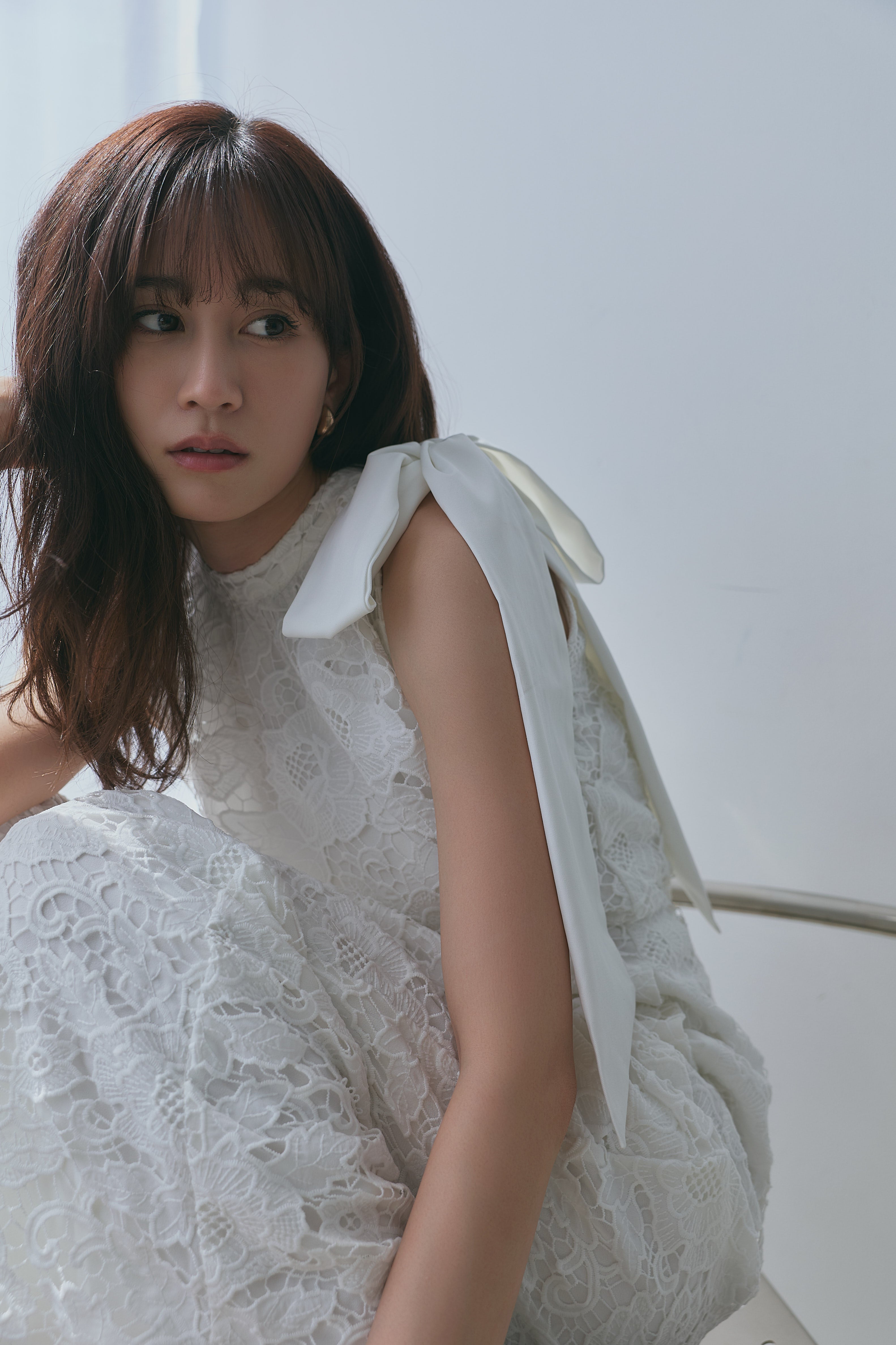 ribbon shoulder lace combinaison