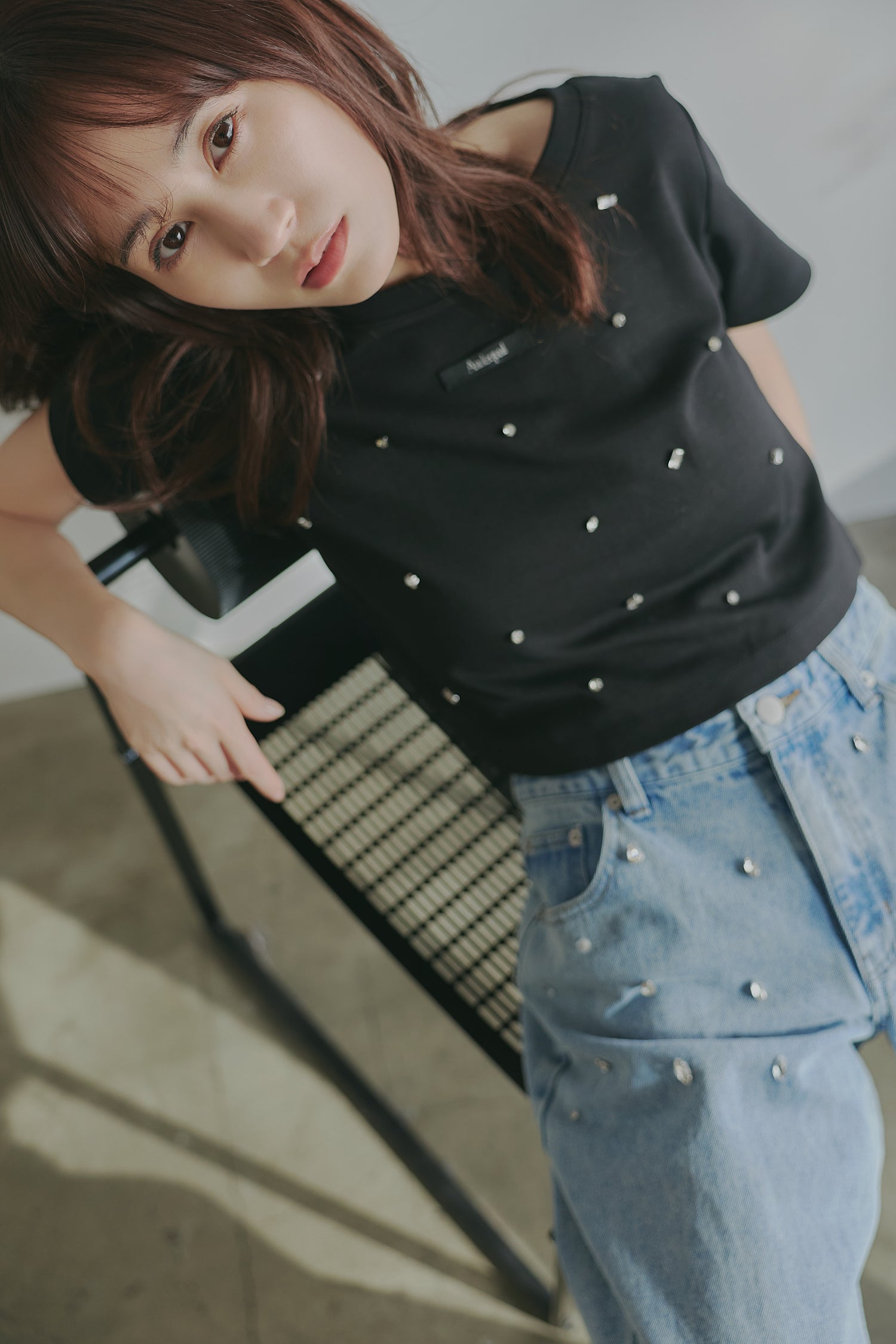 back open bijou mini tee
