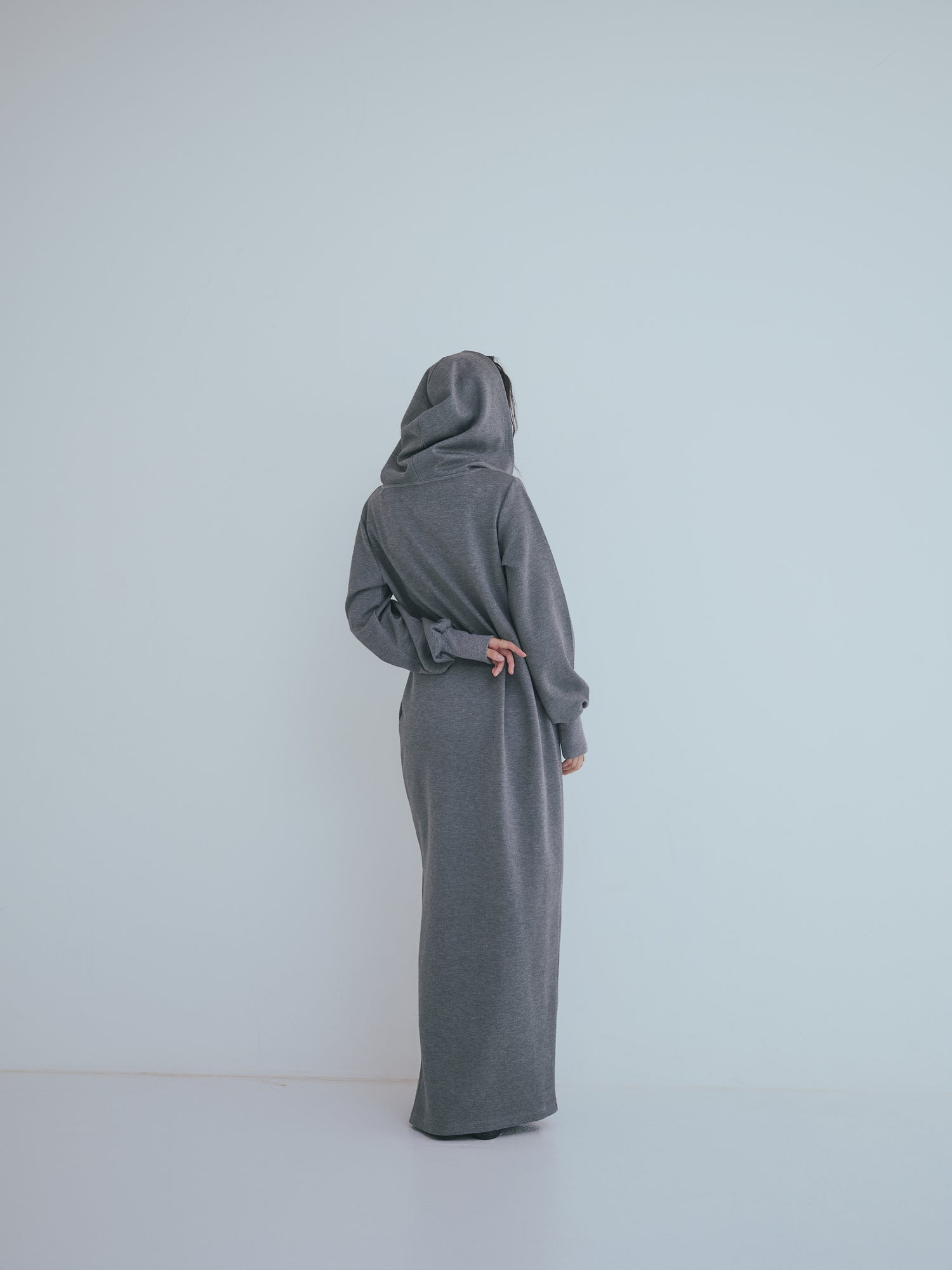 sweat hoodie lady one-piece