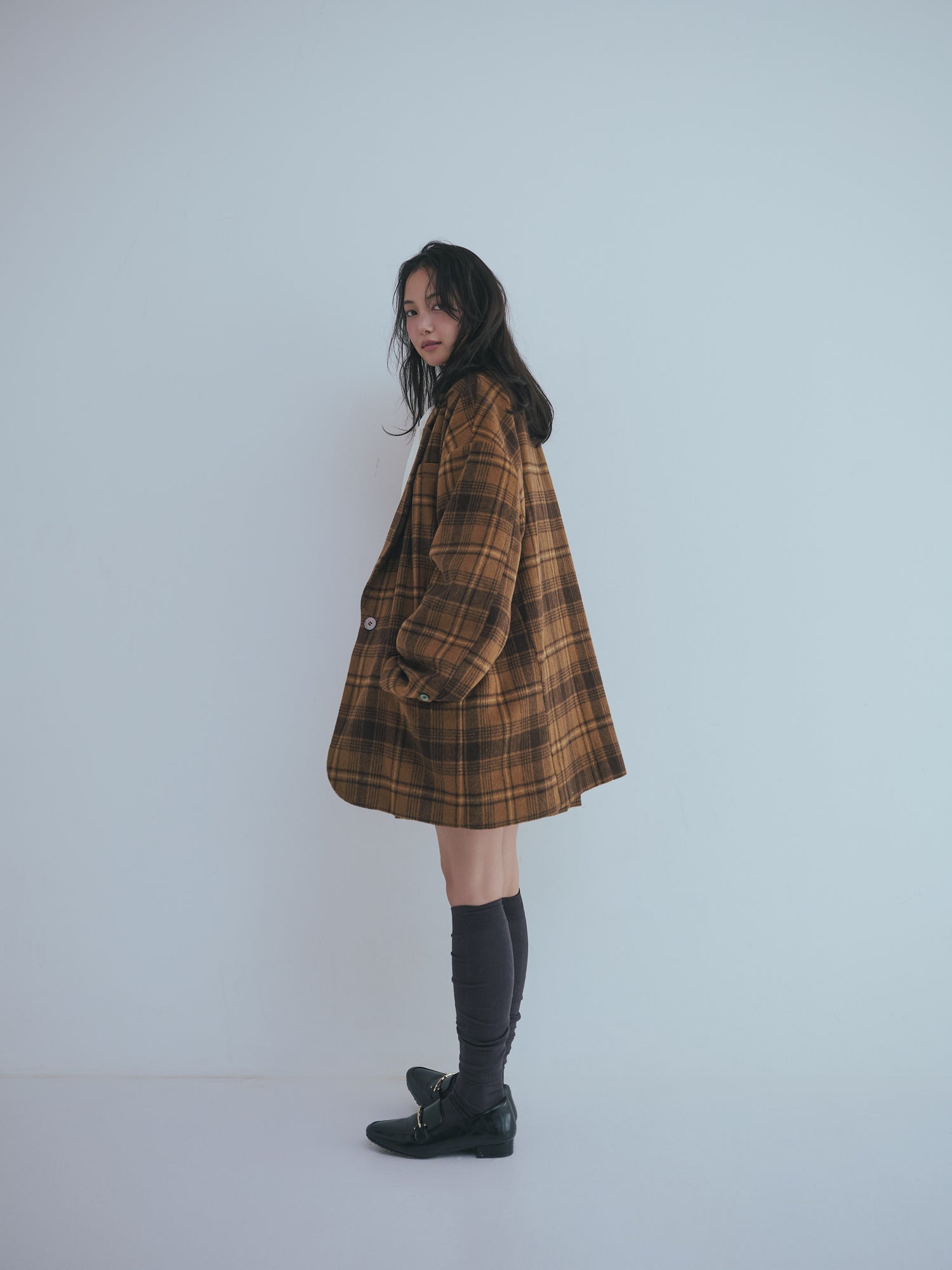 checked over jacket