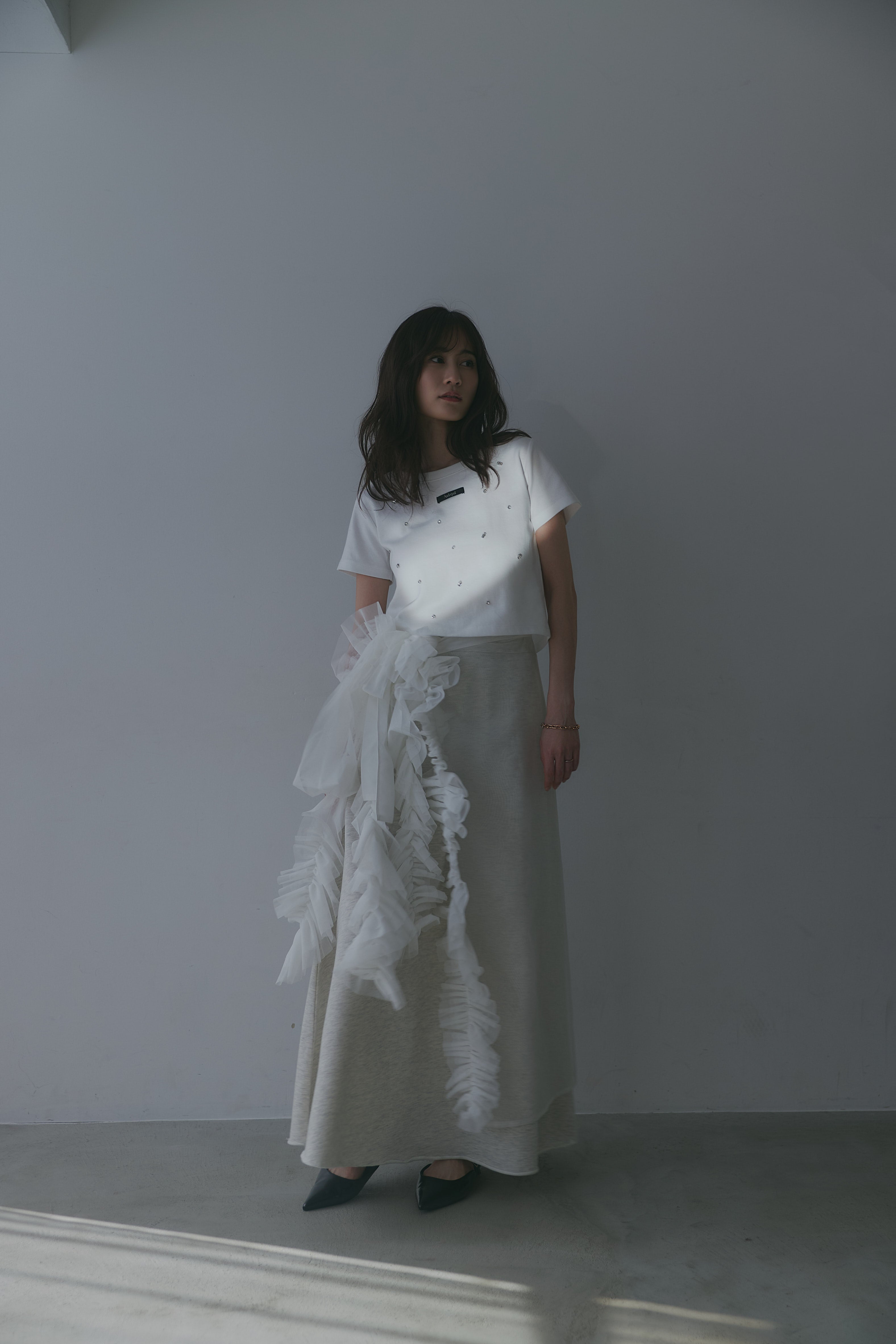 back open bijou mini tee