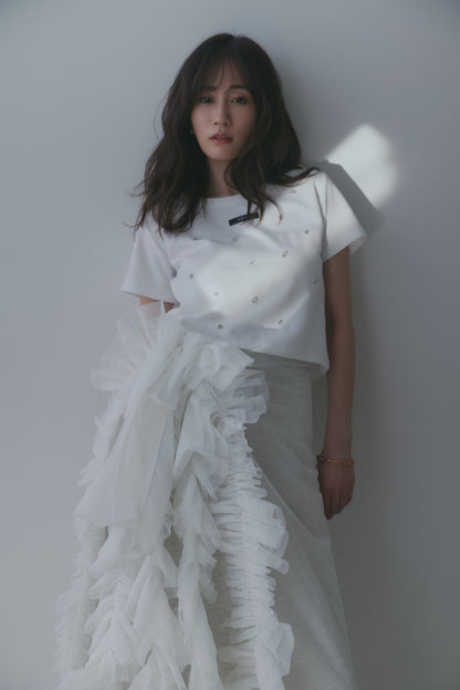 back open bijou mini tee