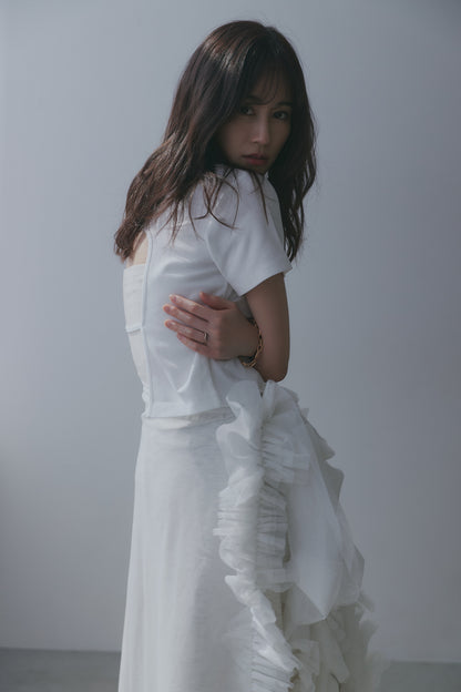 back open bijou mini tee