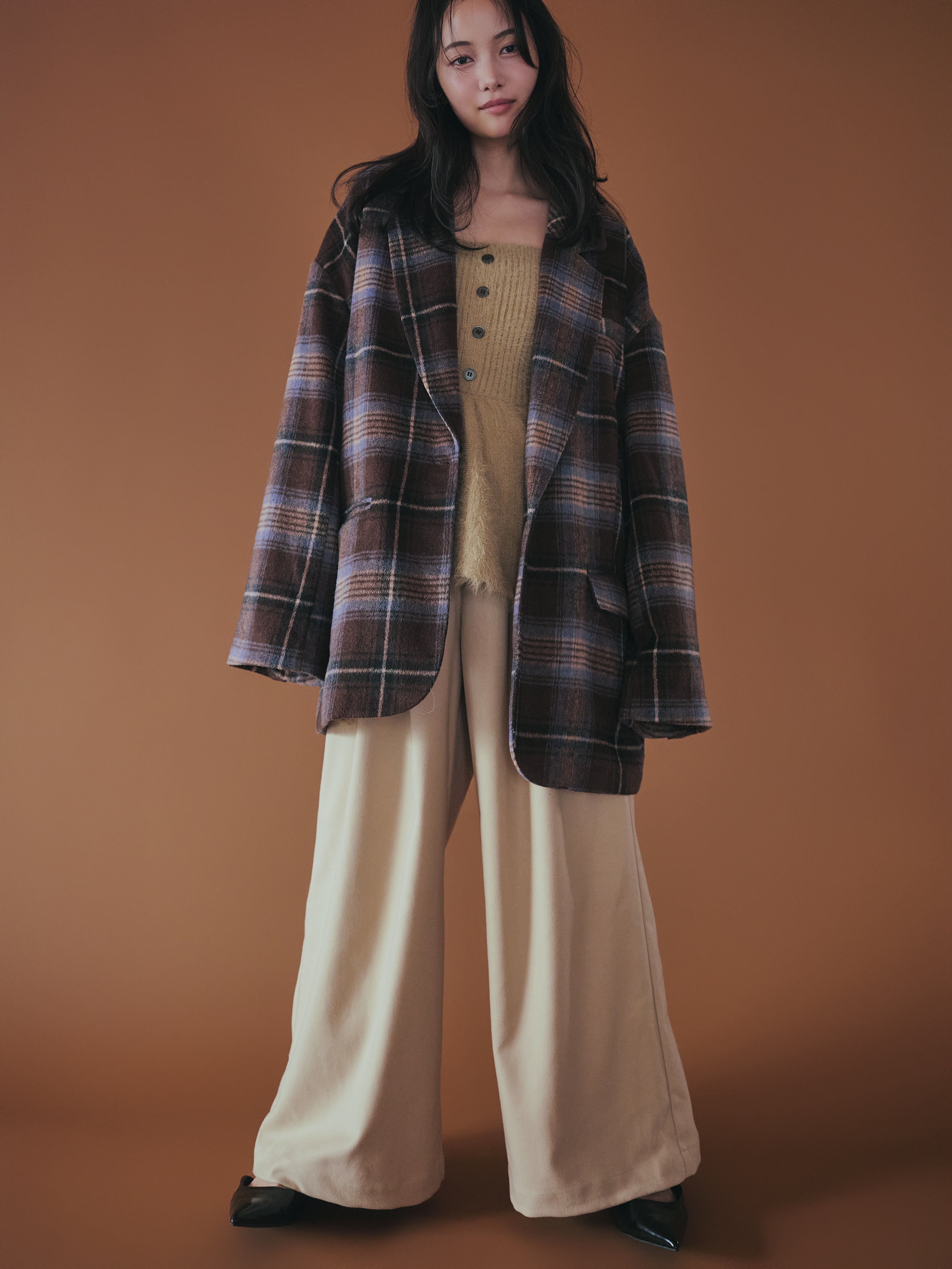 checked over jacket