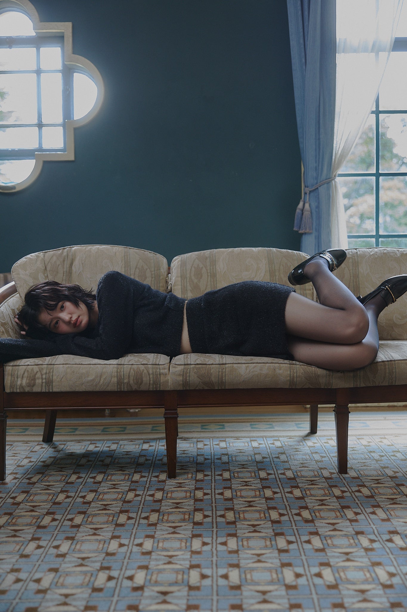 glitter mini skirt – andequal