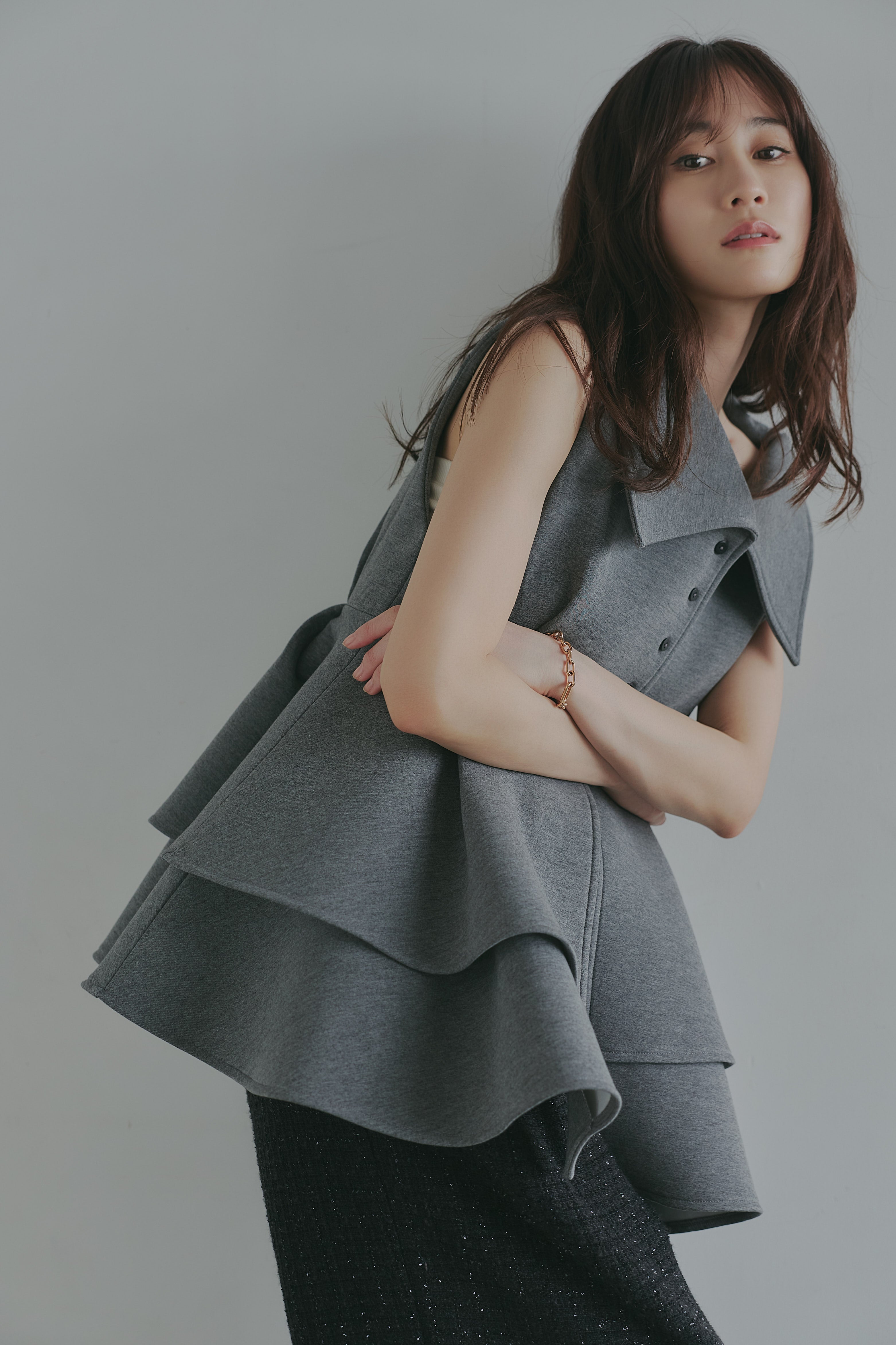 新品タグ付きandequal collar design peplum tops collar design peplum tops – andequal