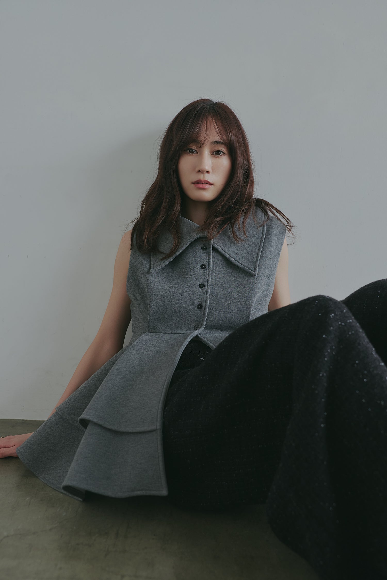 collar design peplum tops