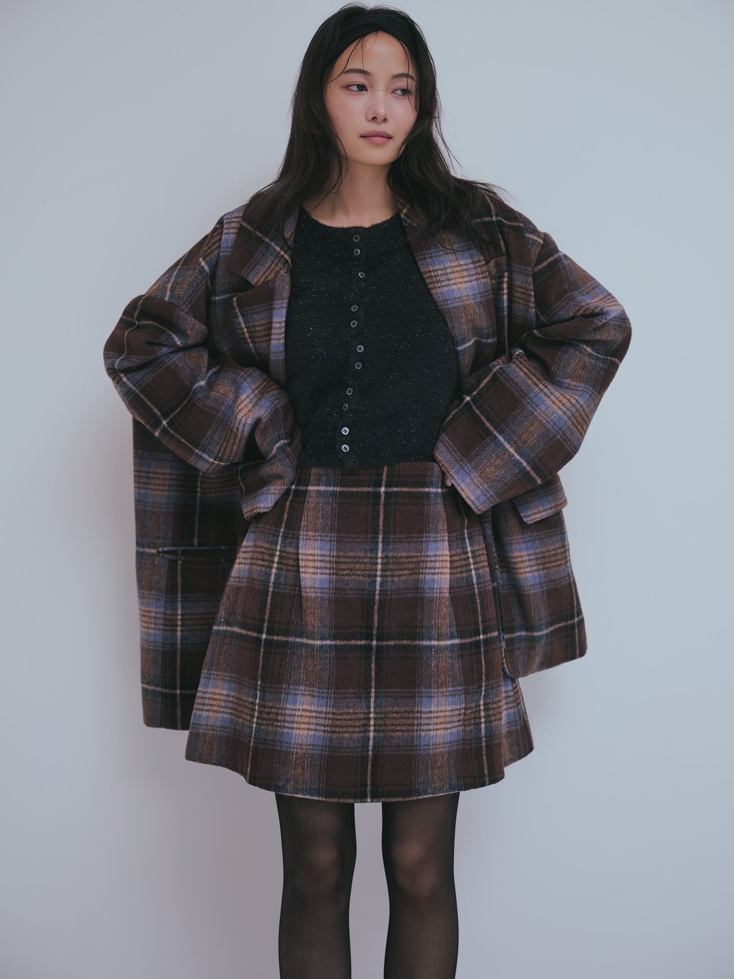 checked over jacket