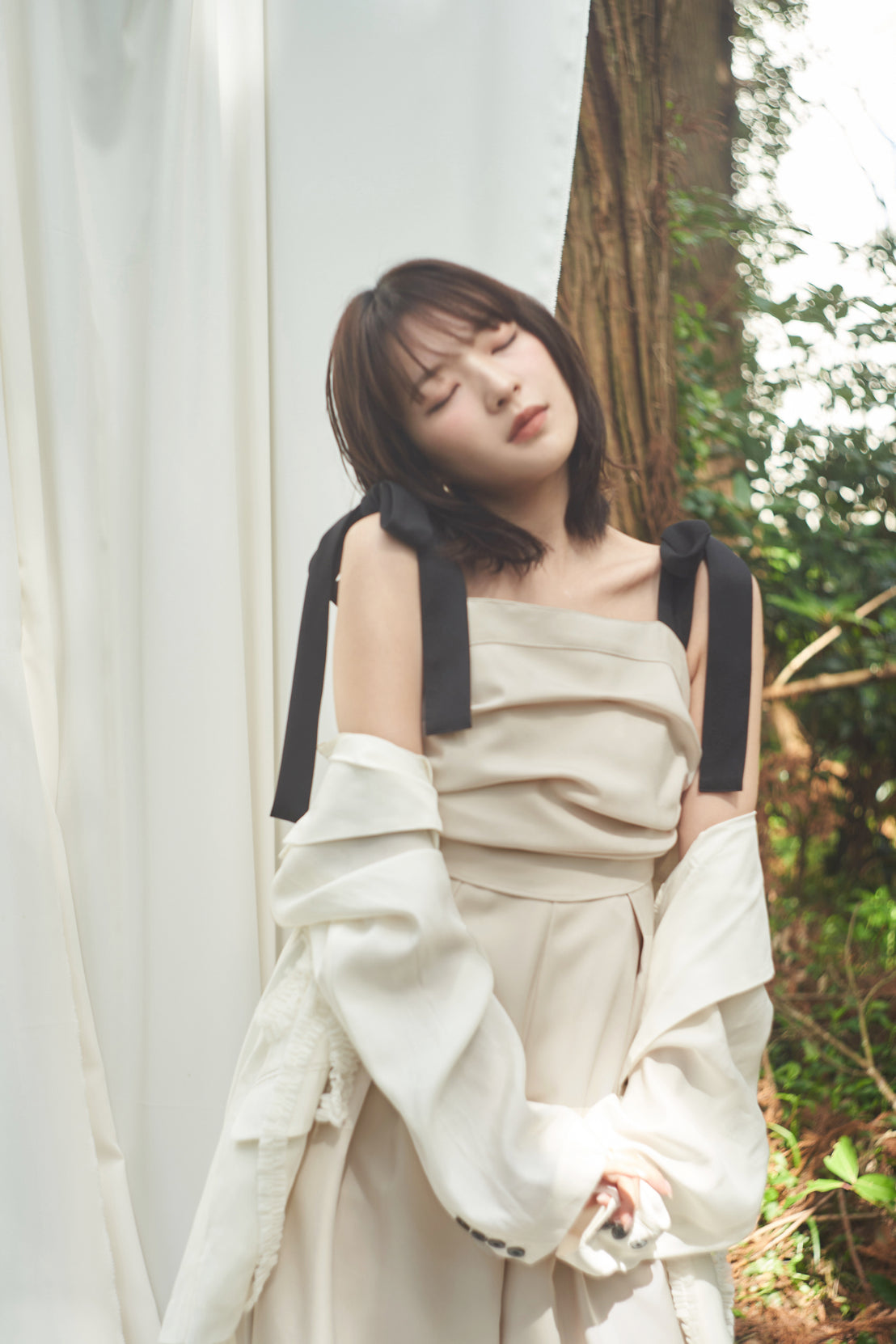 サロペット・オーバーオール・オールインワン andequal ribbon shoulder combinaison andequal ribbon shoulder combinaison