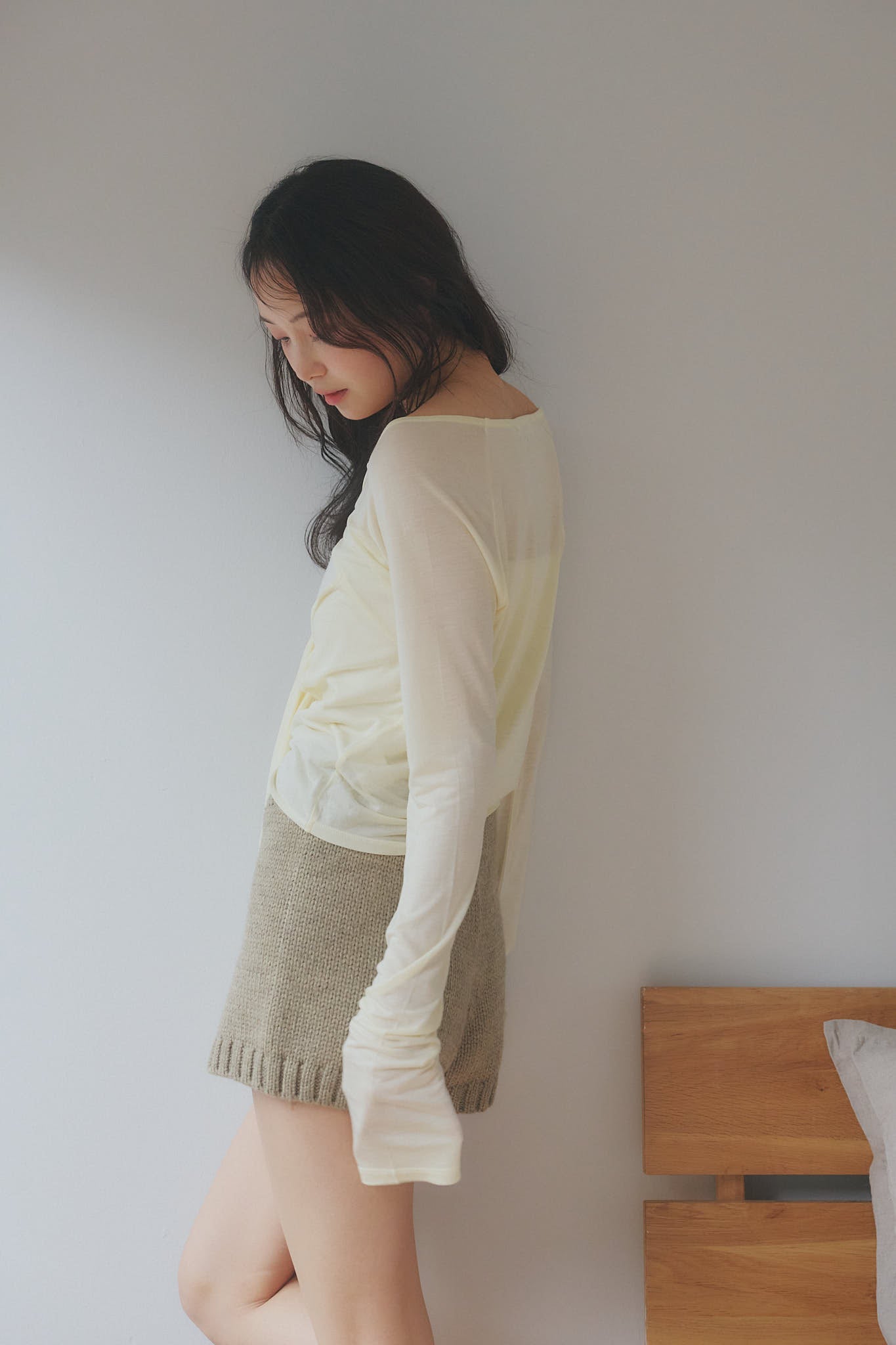 tie design sheer tops