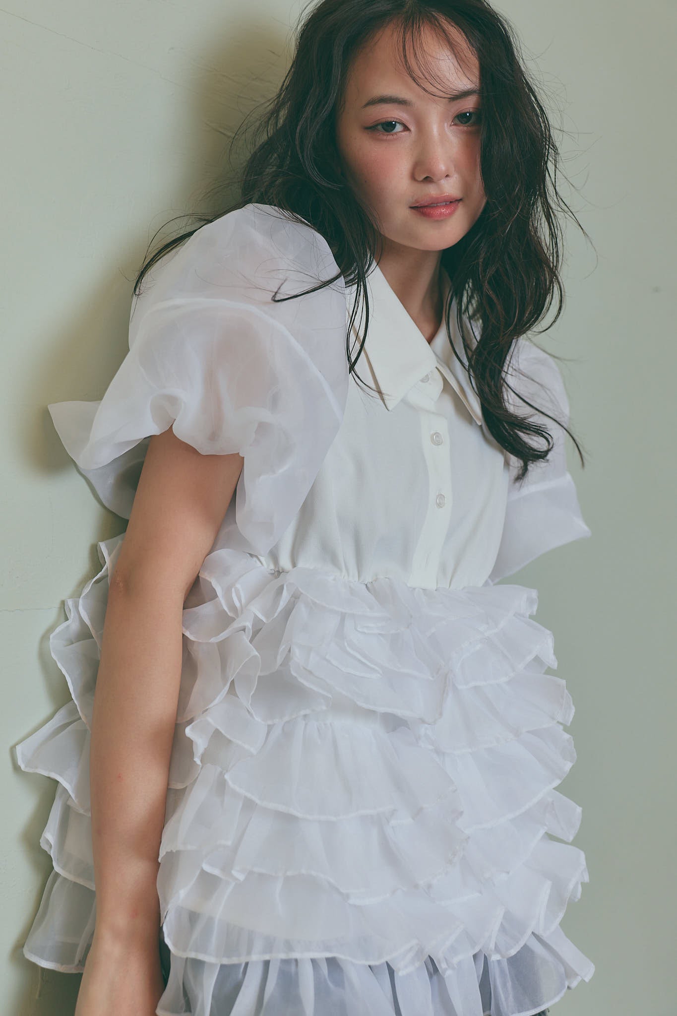 cloud frill blouse