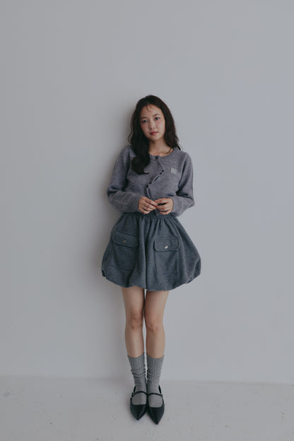 basic wave cardigan