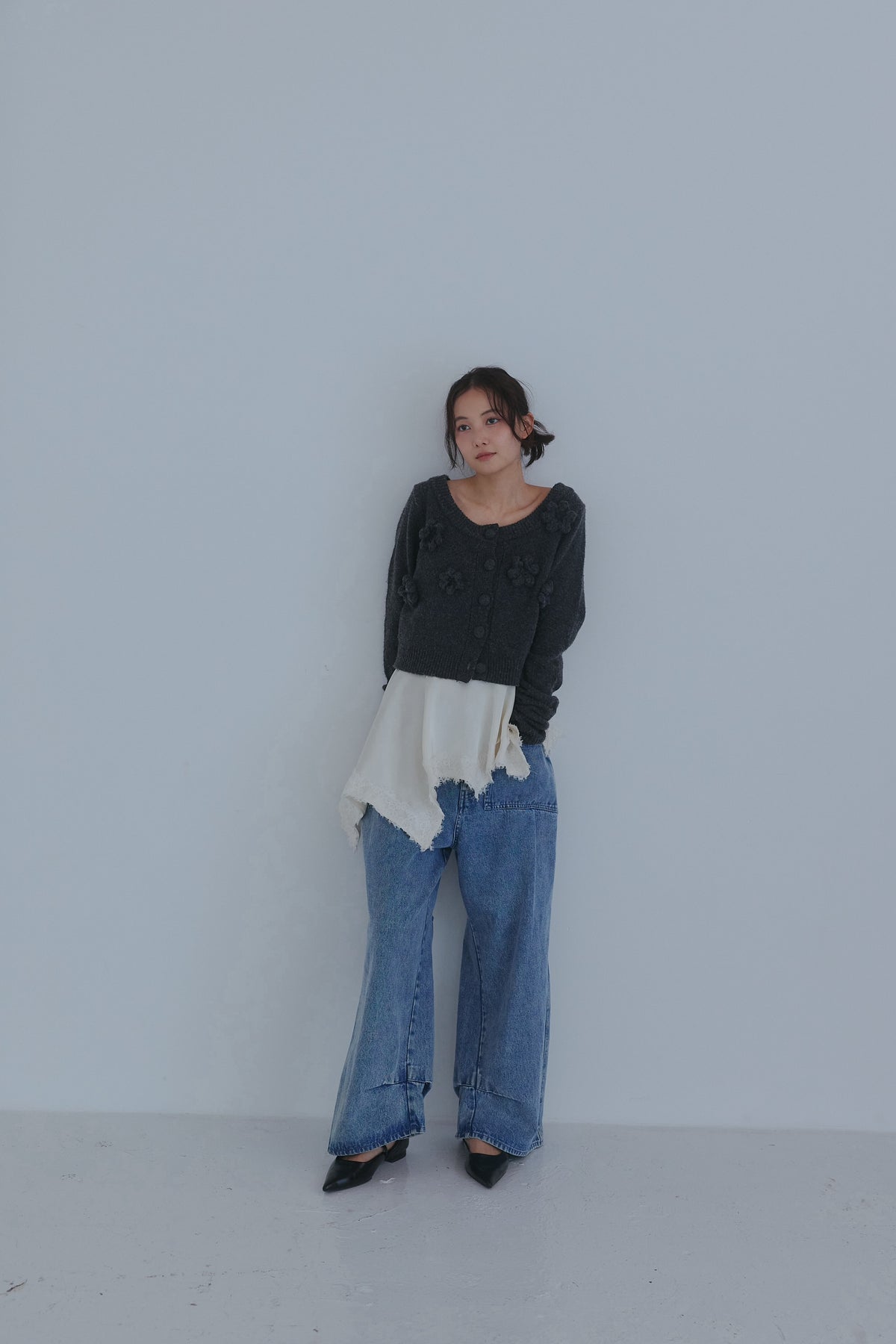 bloom flower cardigan