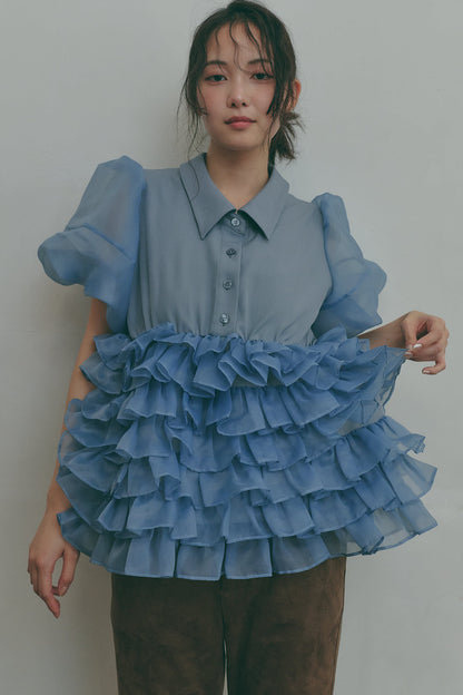 cloud frill blouse