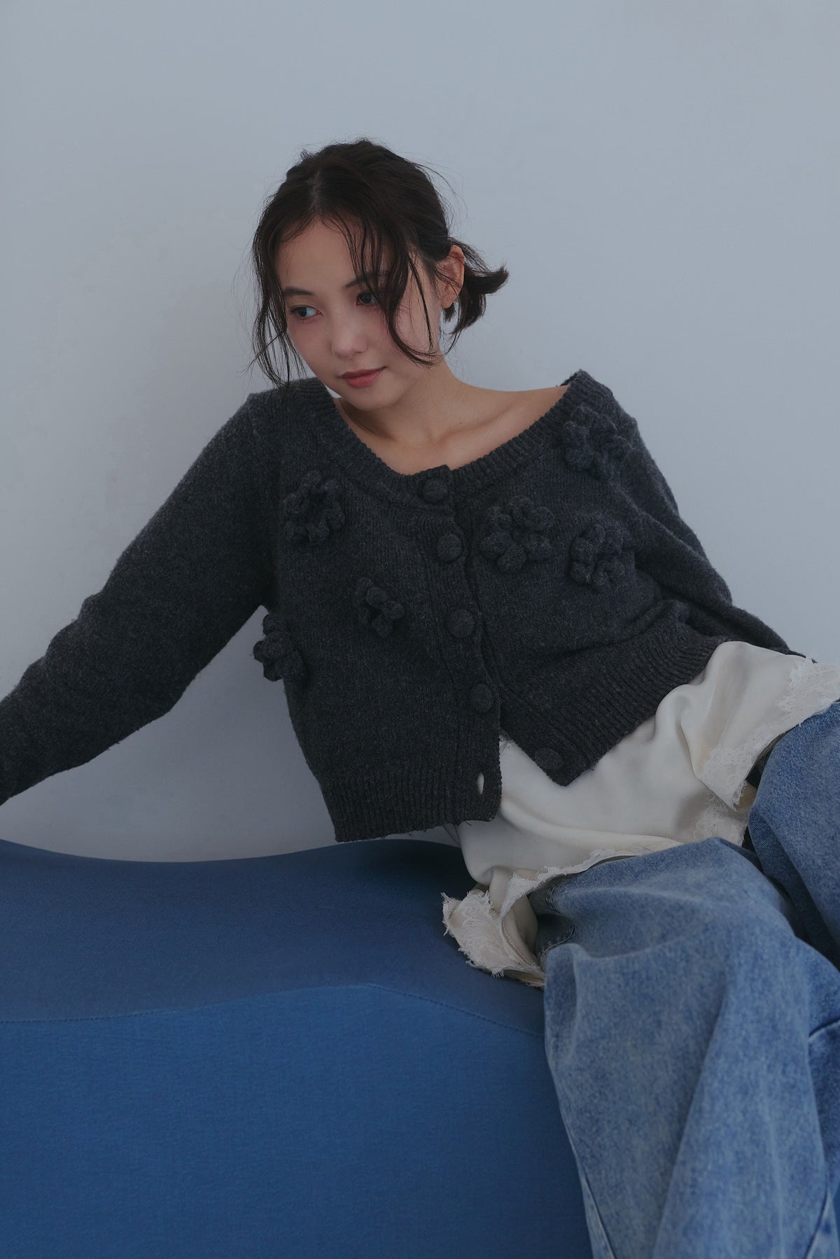bloom flower cardigan