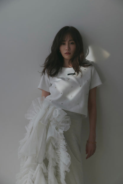 back open bijou mini tee