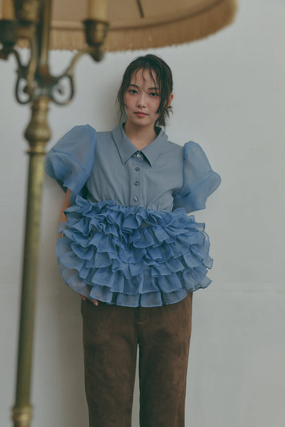 cloud frill blouse