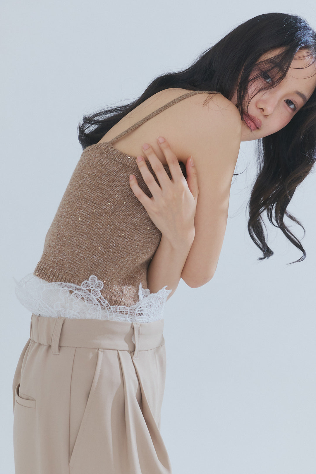 lace docking pants［3月下旬から4月上旬お届け］