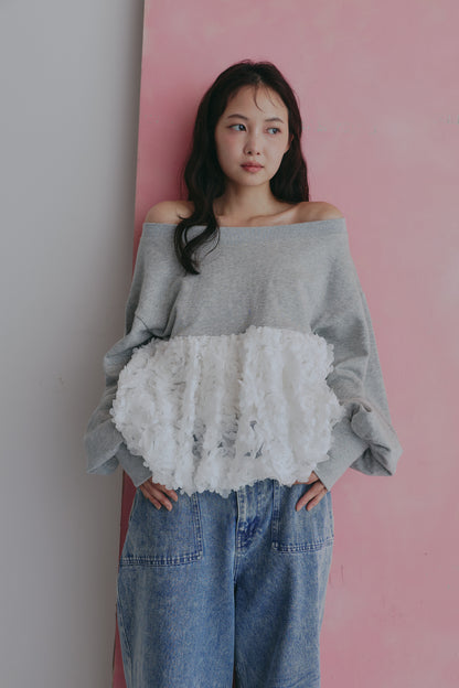 docking peplum sweat