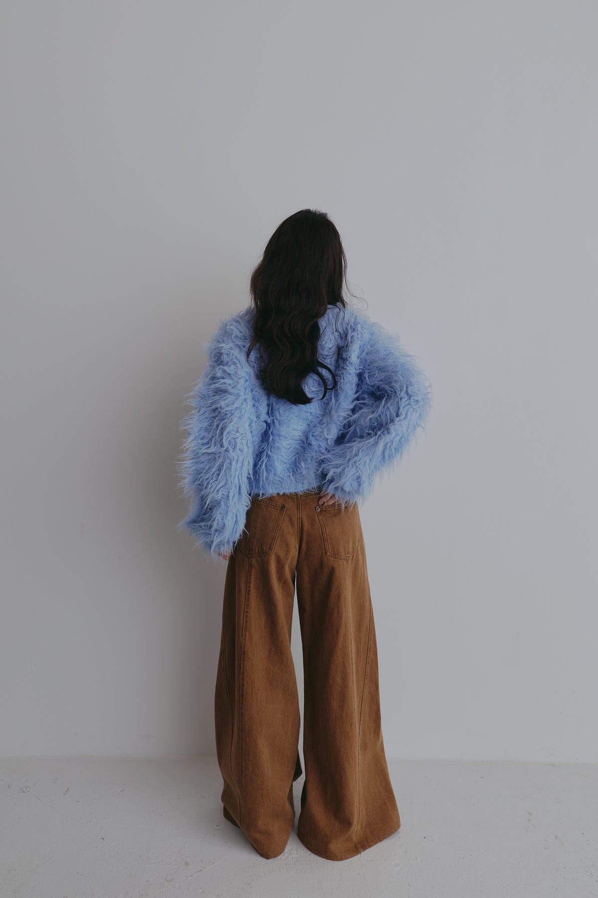 unique button short cardigan
