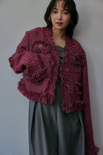 glitter tweed jacket