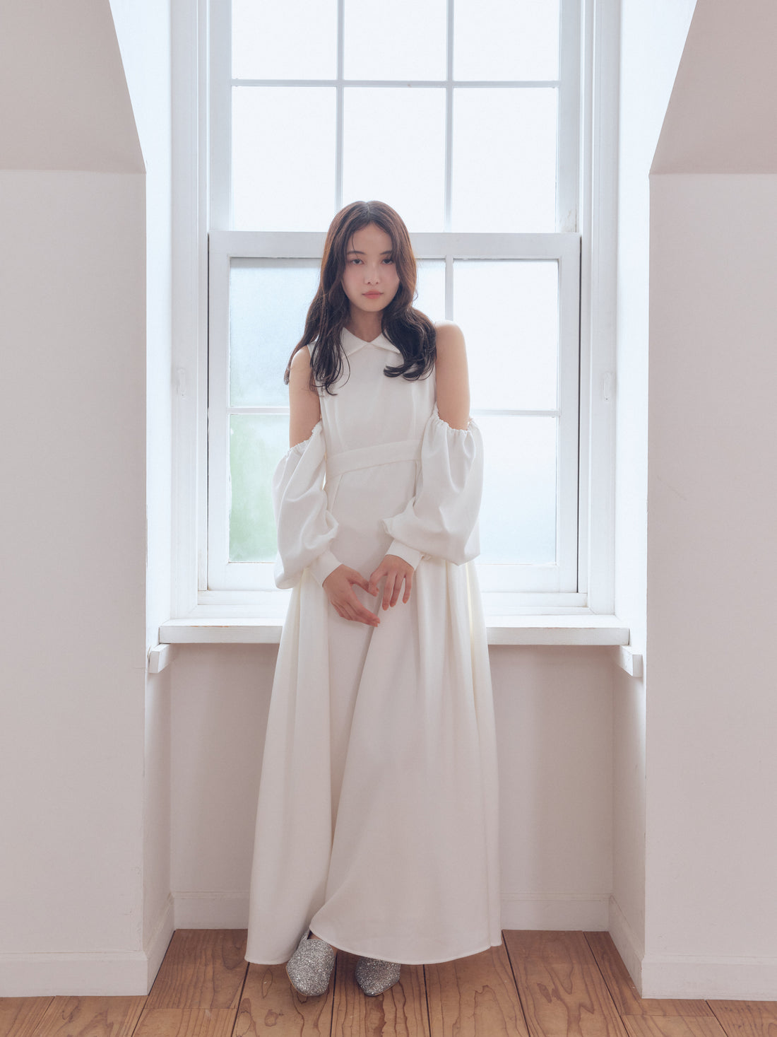 collar design puffy onepiece