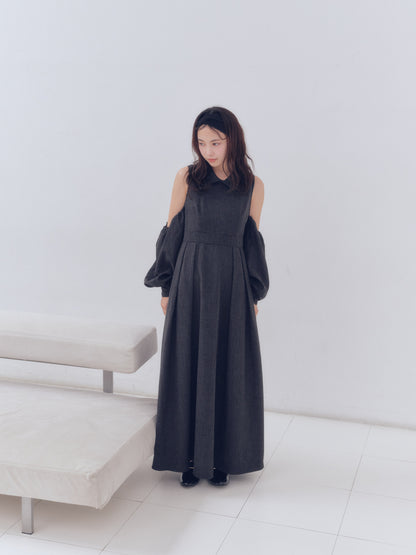 collar design puffy onepiece