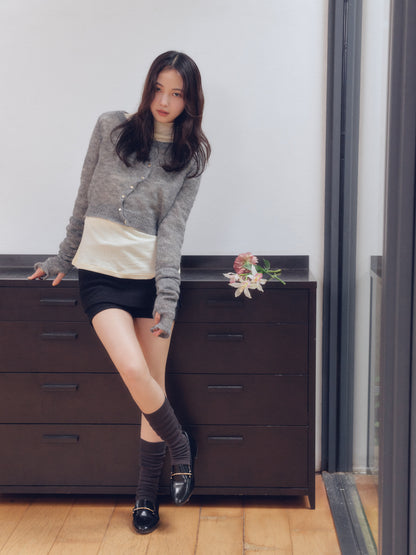 wave design sheer knit ［7月下旬お届け］