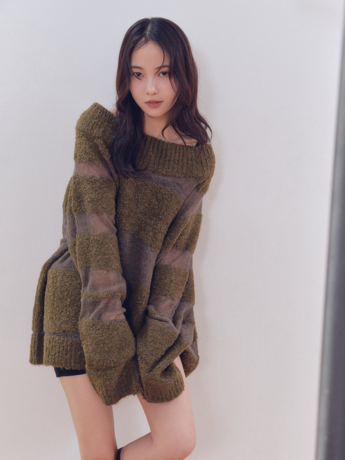 sheer pattern knit