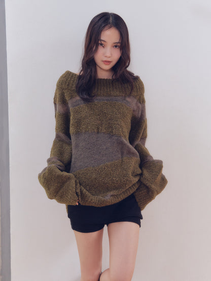 sheer pattern knit